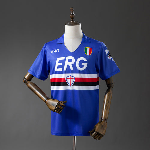 Sampdoria 94-95 Home Retro Jersey detail
