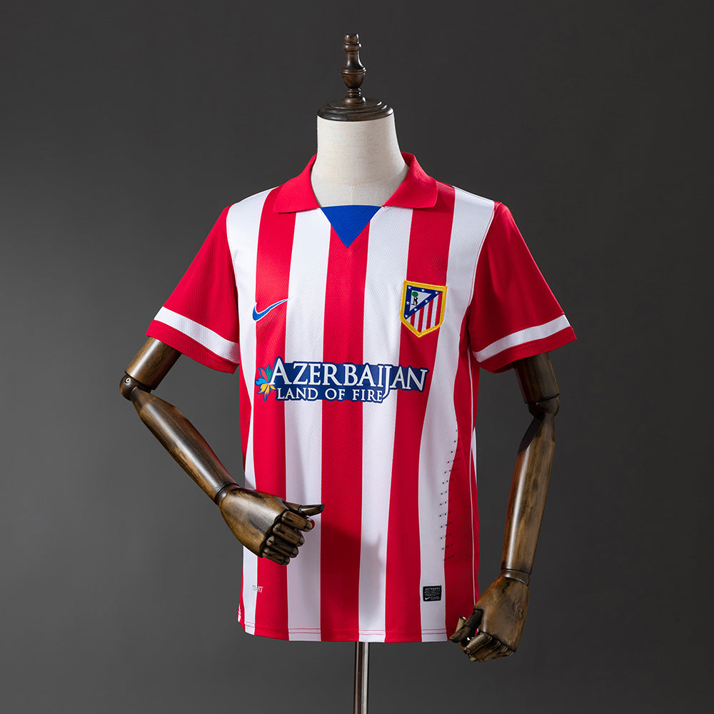 Retro Atletico Madrid 13-14 home detail