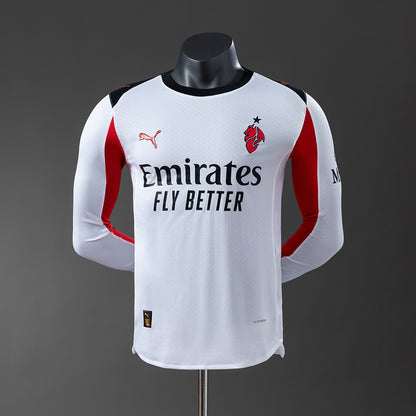 AC Milan 25-26 Away Player Version Long Sleeve Jersey detail