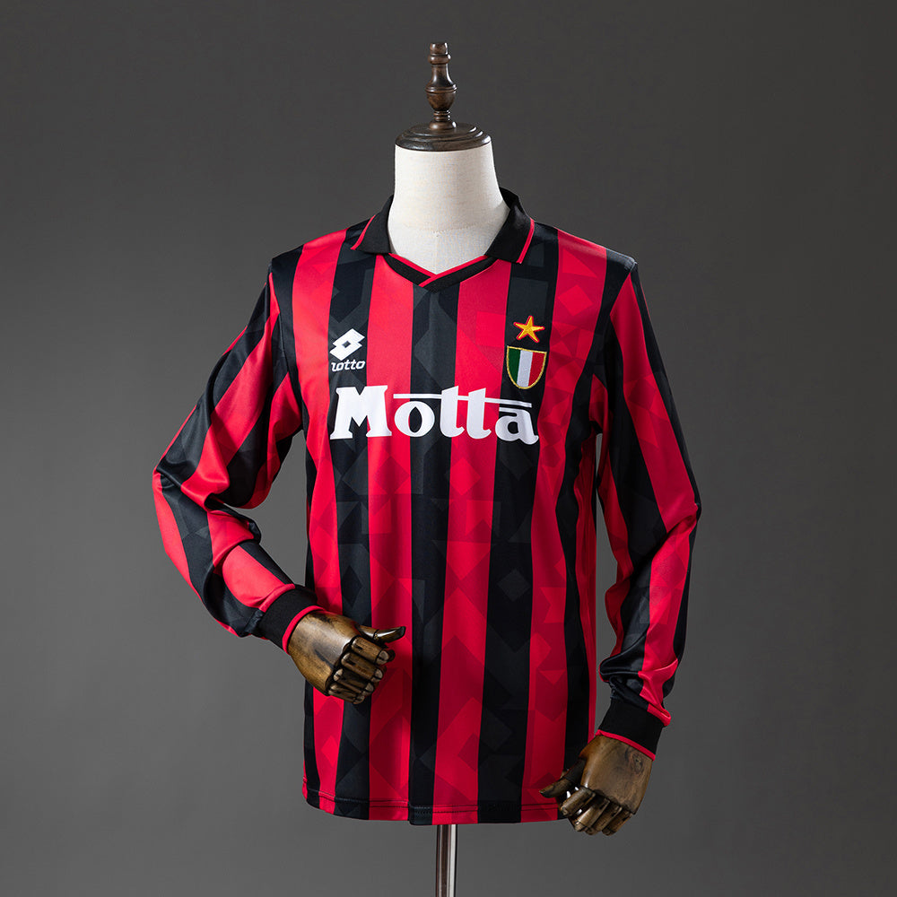 AC Milan 93-94 Home Long Sleeve detail