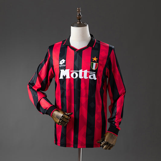 AC Milan 93-94 Home Long Sleeve detail