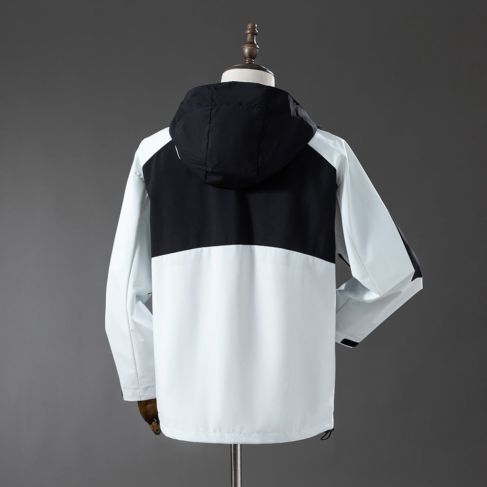 Real Betis Windbreaker - Black & White detail