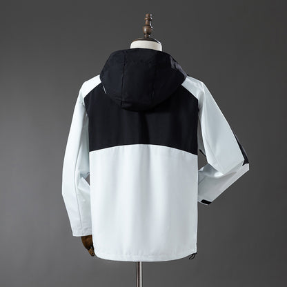 Real Betis Windbreaker - Black & White detail