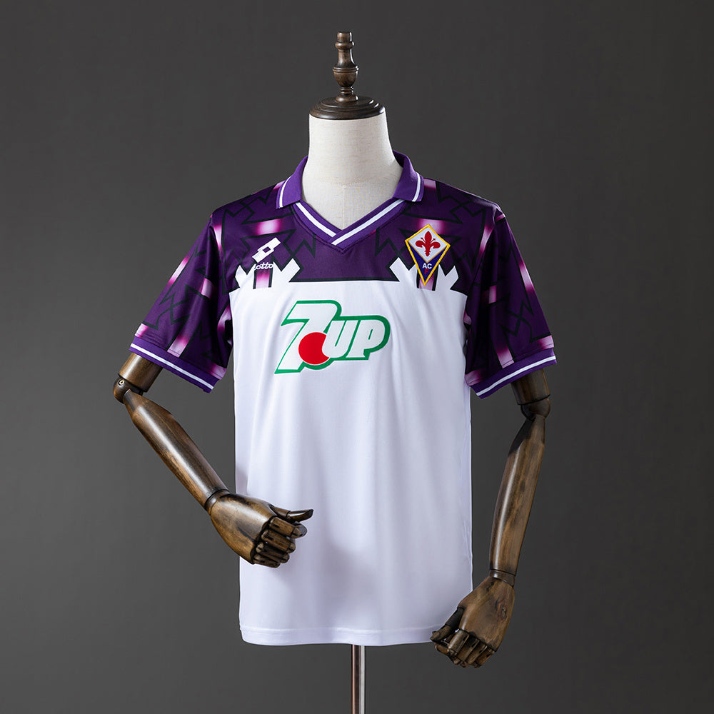 Retro 92-93 Fiorentina away detail