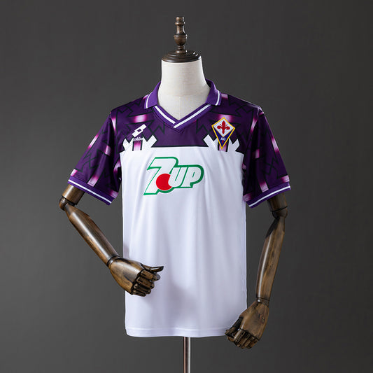 Retro 92-93 Fiorentina away detail