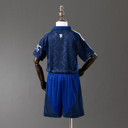 M-U 24-25 Away kids kit Jersey SZIE 16-28
