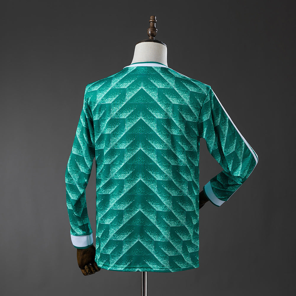 German 90-91 Away Long-Sleeve Retro Jersey detail