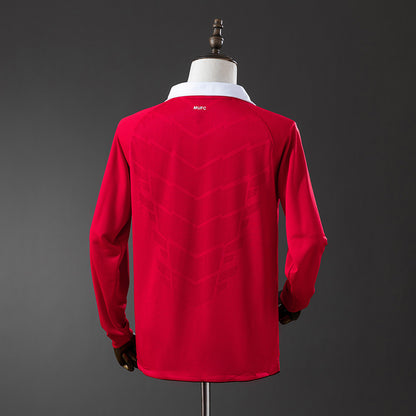 M-U 2010-11 Home Long Sleeve Retro Jersey