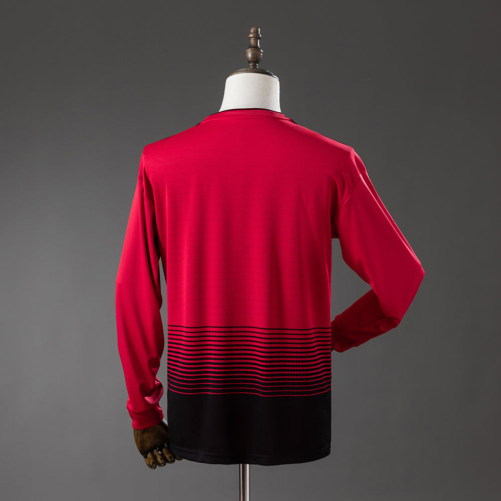 M-U 1819 Home Long-Sleeve Retro Jersey detail