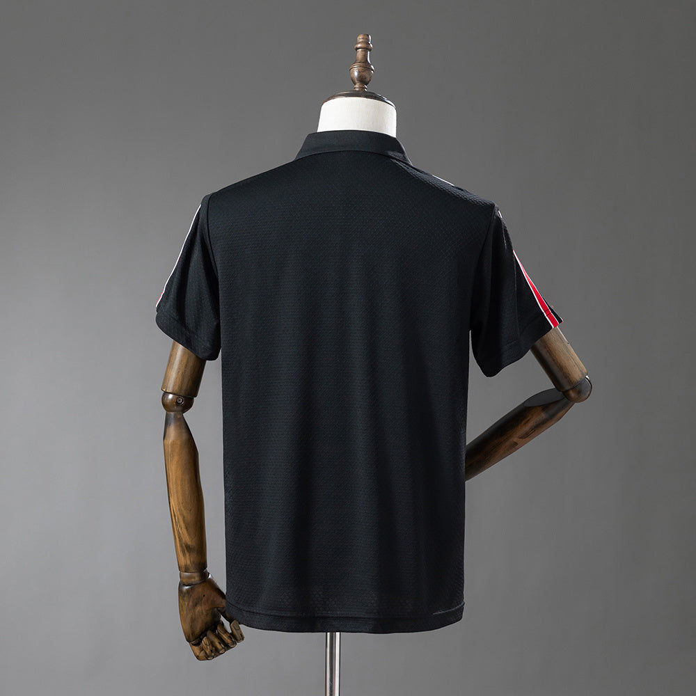 M-U 25-26 POLO - Black detail