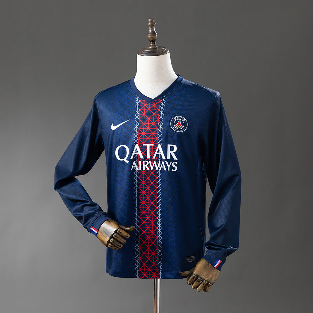 PSG 25-26 Home Long Sleeve Jersey detail