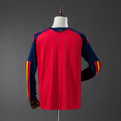 Spain 2026 Home Long-Sleeve Jersey detail