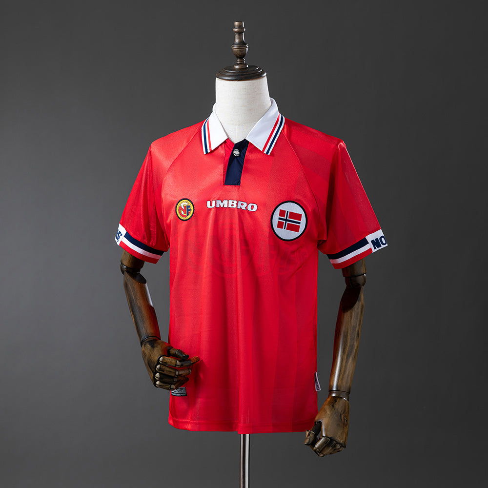 Norway 1998-99 Home Retro Jersey detail