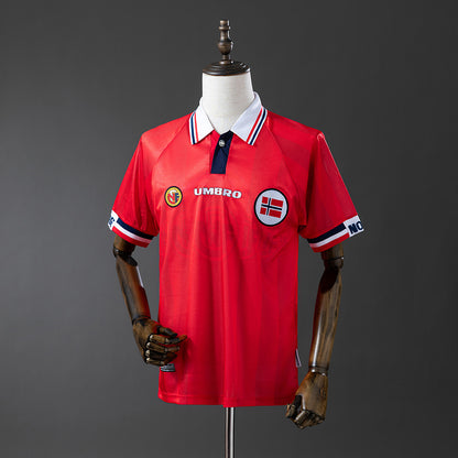 Norway 1998-99 Home Retro Jersey detail