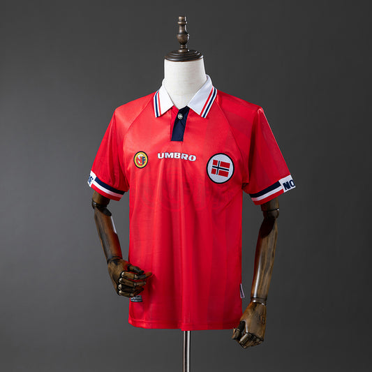 Norway 1998-99 Home Retro Jersey detail
