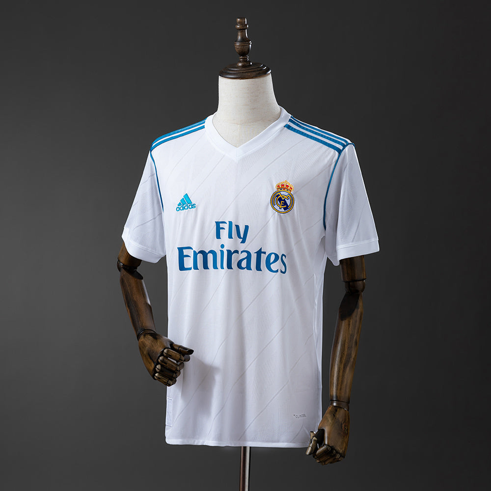 Retro 17-18 Real Madrid home detail