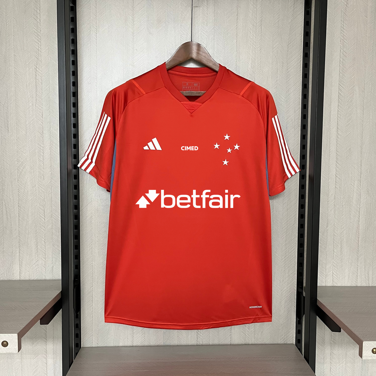 24-25 Cruzeiro Training Wear Red  All sponsors