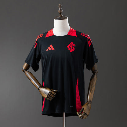 Internacional 25-26 Training Suit Black Jersey detail