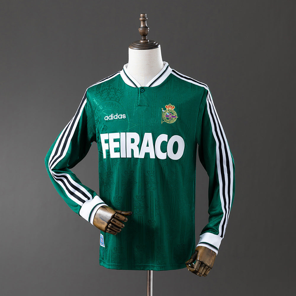 Deportivo La Coruna 99-00 Away Long Sleeve Retro Jersey detail