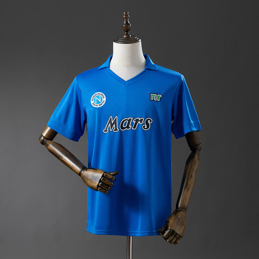 Napoli 89-90 Home Retro Jersey detail