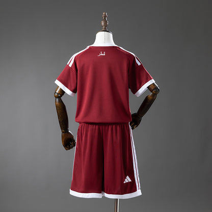 Qatar 2026 Home Kids kit Jersey detail