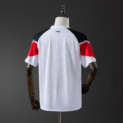 M-U 2010-11 Away Champions League version  Retro Jersey