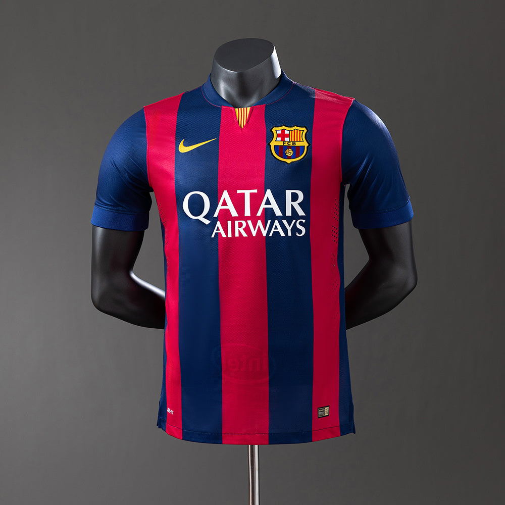 Barcelona 14-15 Home Player Version Retro Jersey detail