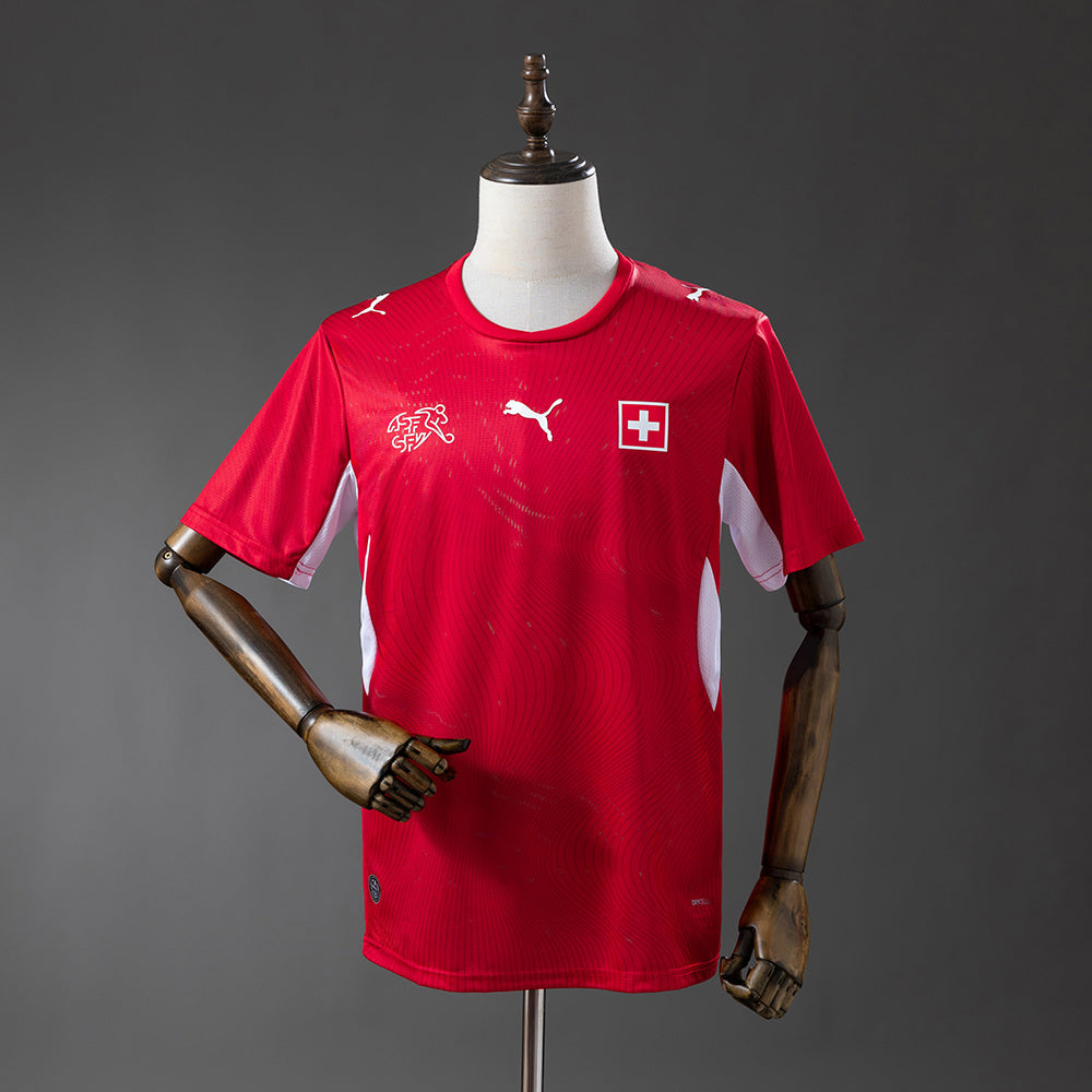 Switzerland 2026 Home Jersey detail