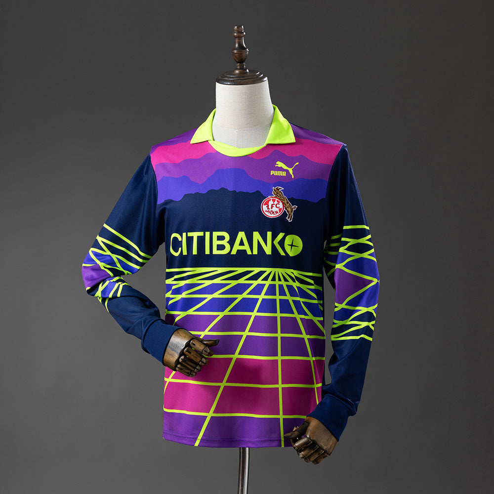 Köln 91-92 Goalkeeper Long Sleeves Retro Jersey detail