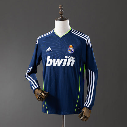 Real Madrid 10-11 Away Long Sleeve Retro Jersey detail