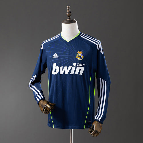 Real Madrid 10-11 Away Long Sleeve Retro Jersey detail