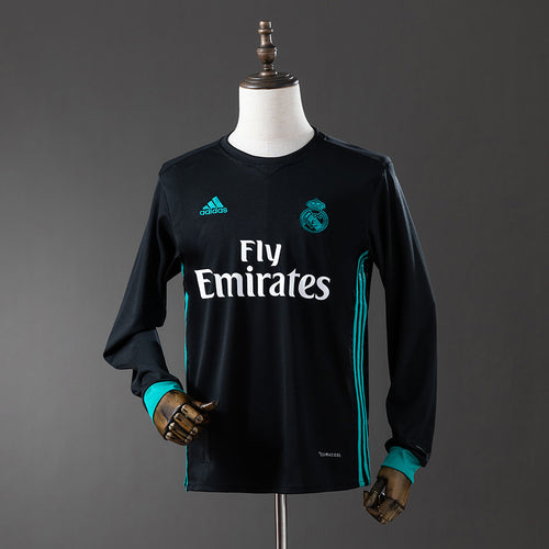 Retro Real Madrid 17-18 Away Long Sleeve detail