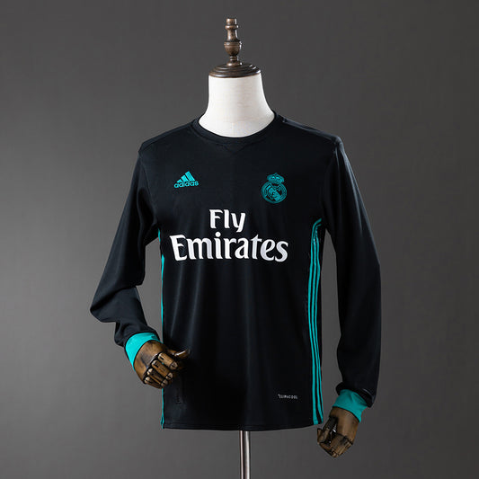 Retro Real Madrid 17-18 Away Long Sleeve detail
