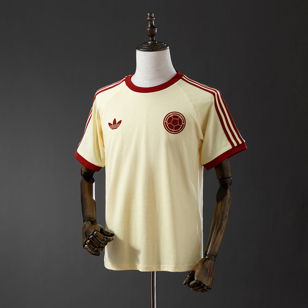 COLOMBIA FCF National team wear -chalk white T-shirt detail
