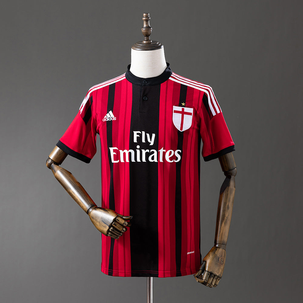 Retro AC Milan 14-15 home detail