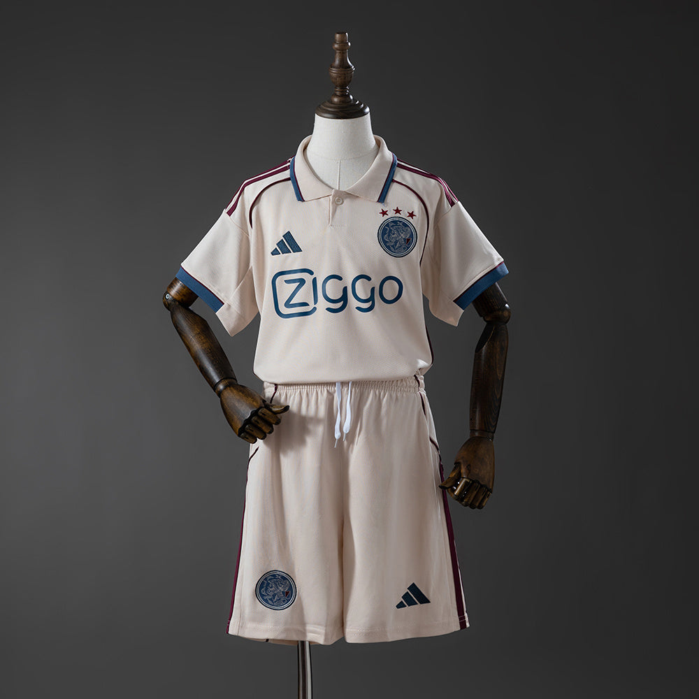 Ajax 25-26 Third Away Kids Kit Jersey