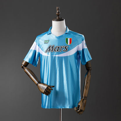 Napoli 90-91 Home Retro Jersey detail