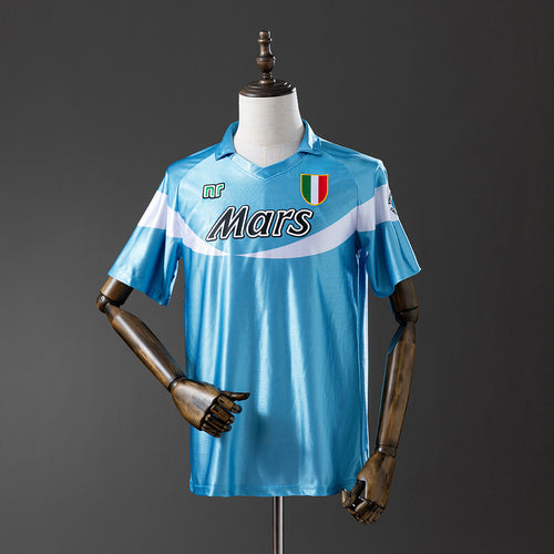 Napoli 90-91 Home Retro Jersey detail