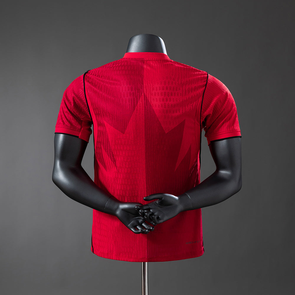 Canada 2026 Home Player Version Jersey detail