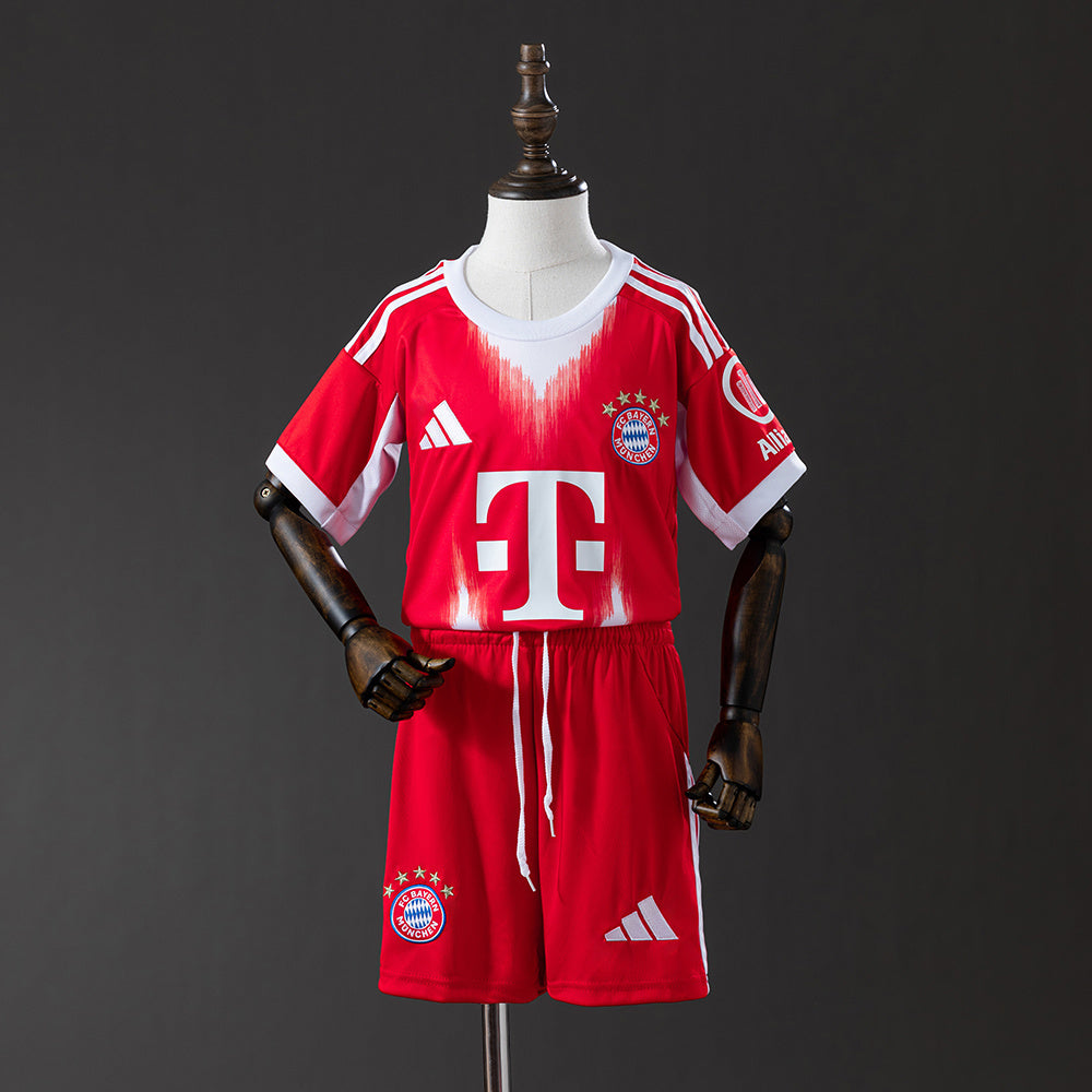25-26 kids Bayern Munich home detail