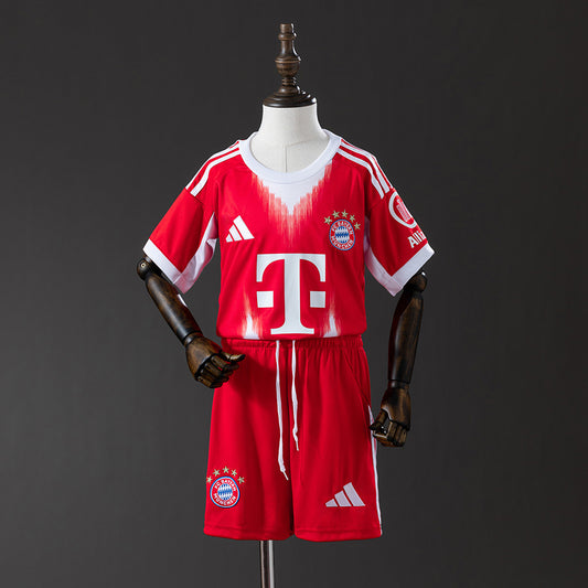 25-26 kids Bayern Munich home detail