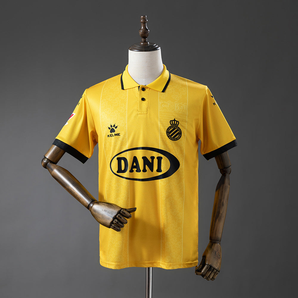 Espanyol 125th Anniversary Yellow Jersey detail