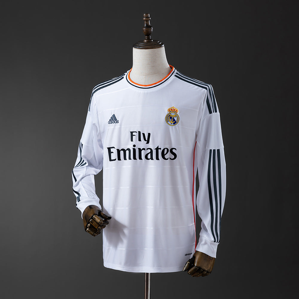 Retro Long Sleeve Real Madrid 13-14 Home detail