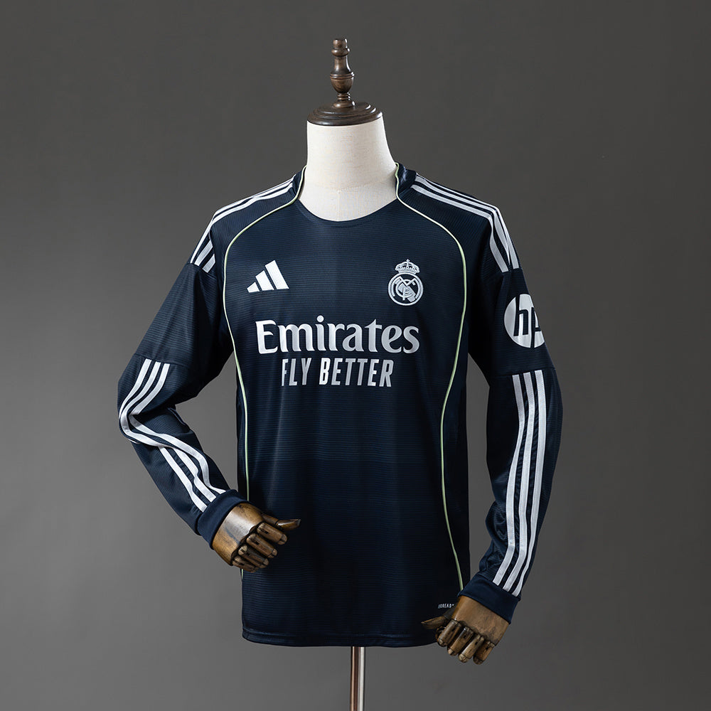 Real Madrid 25-26 Away Long Sleeve Jersey detail