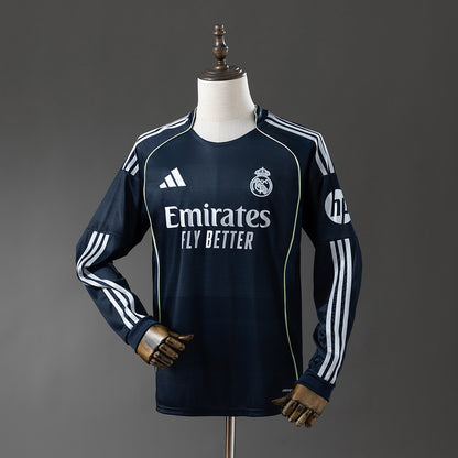 Real Madrid 25-26 Away Long Sleeve Jersey detail