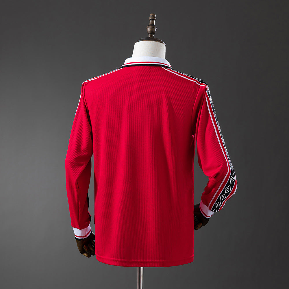 Retro long-sleeved 98-99 M-U home