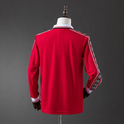 Retro long-sleeved 98-99 M-U home