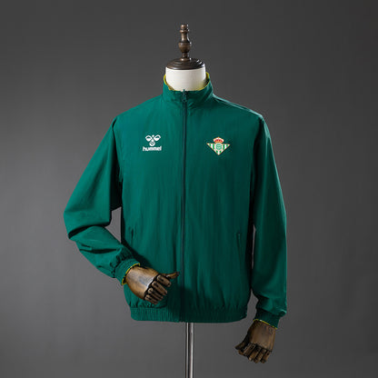 Real Betis Reversible Jacket Windbreaker - Green & Yellow
