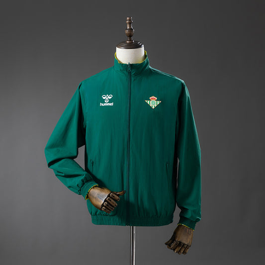 Real Betis Reversible Jacket Windbreaker - Green & Yellow