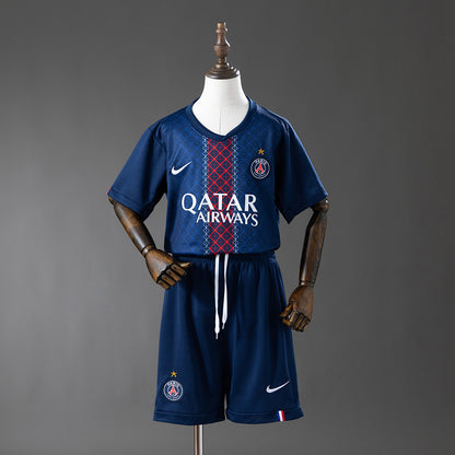 PSG 25-26 Home (Champion Edition) Kids Kit Jersey detail
